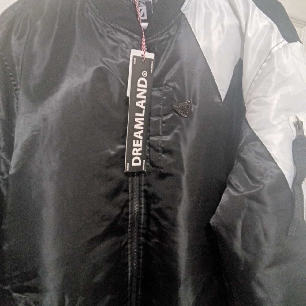 Black Embroidered Men's Jacket - Picture 2 of 6
